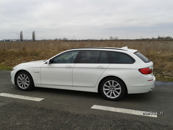 BMW 520dA Touring, Alpinweiss 3